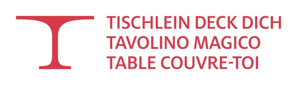 Tischlein Deck Dich (dreisprachiges Logo)